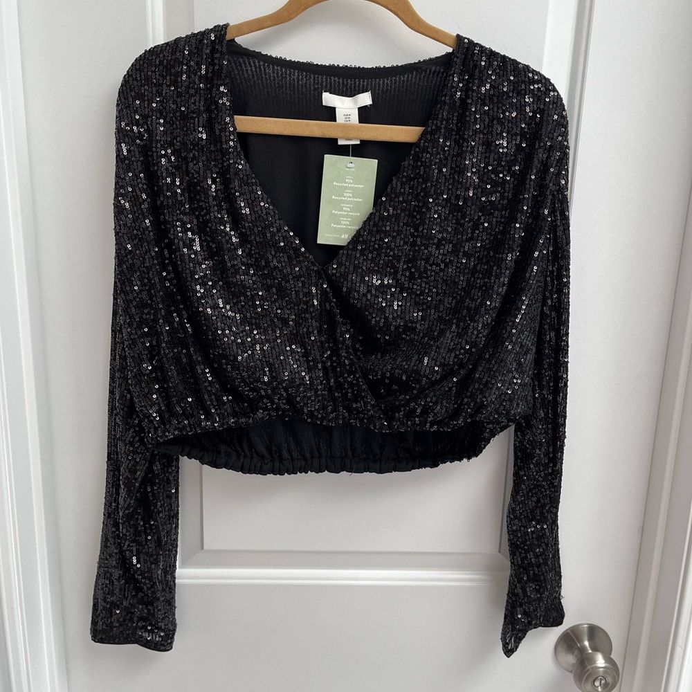 Sparkly crop top